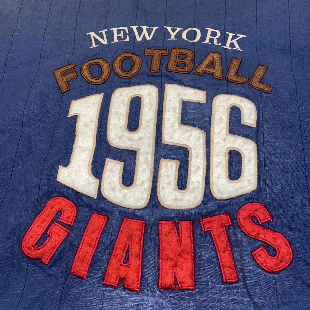 Vintage New York Giants hoodie, NFL blue embroidered sweatshirt - AU Large