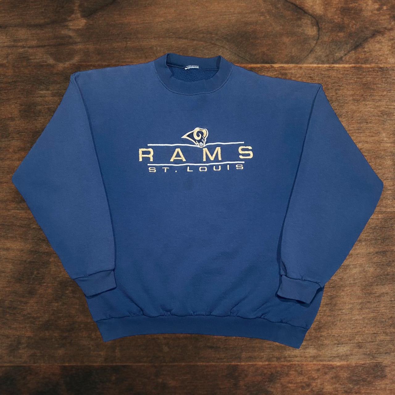 Vintage NFL St. Louis Rams 1990s crewneck sweatshirt - Depop