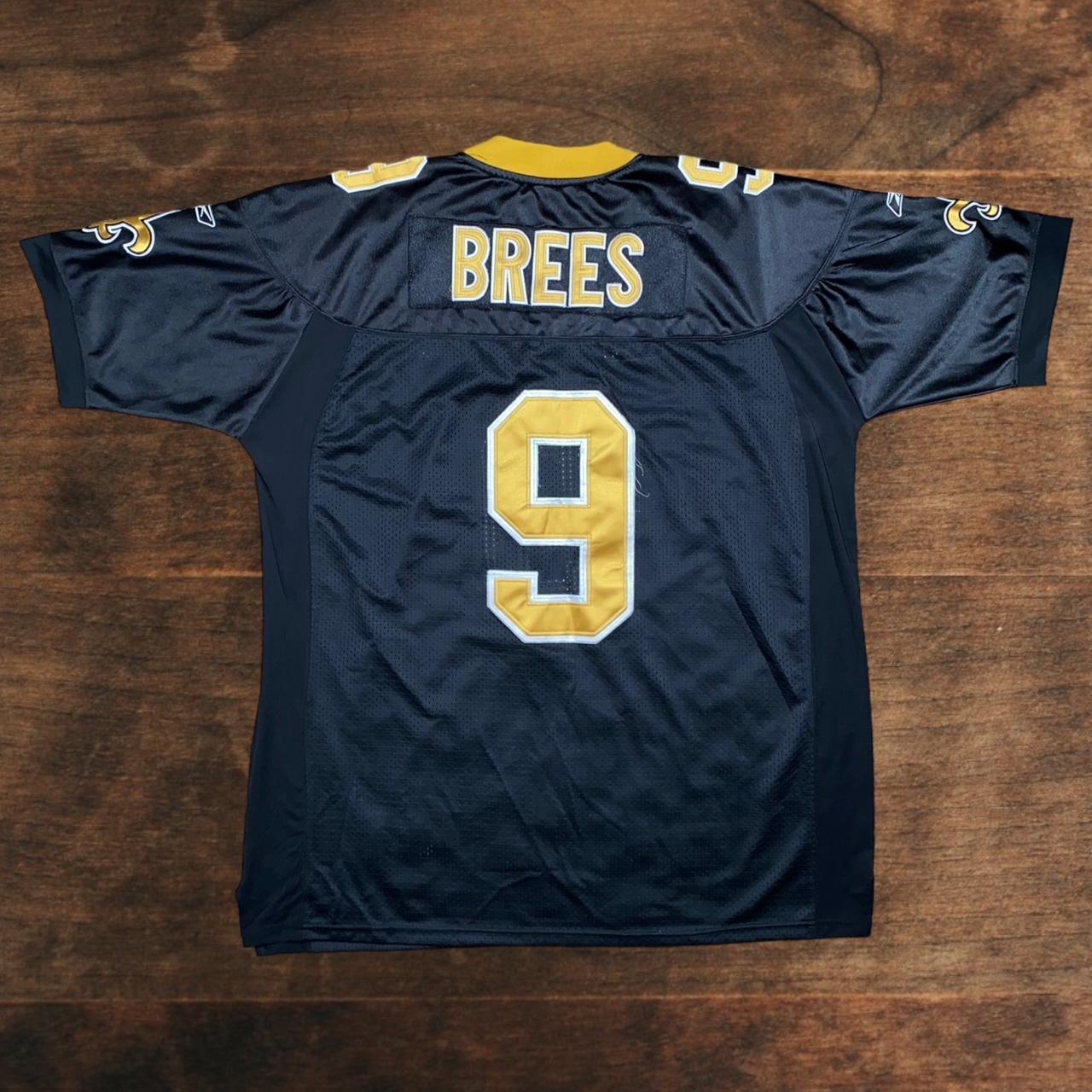 Reebok Drew Brees Jersey Boys XL Mens M New Orleans - Depop