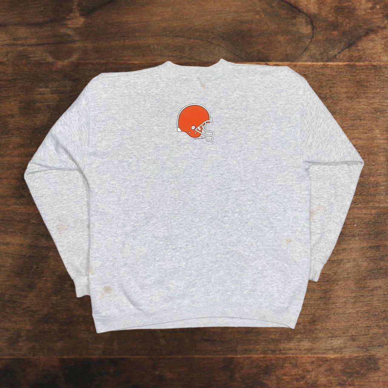 Cleveland Browns Vintage 90s Sweatshirt Size: - Depop