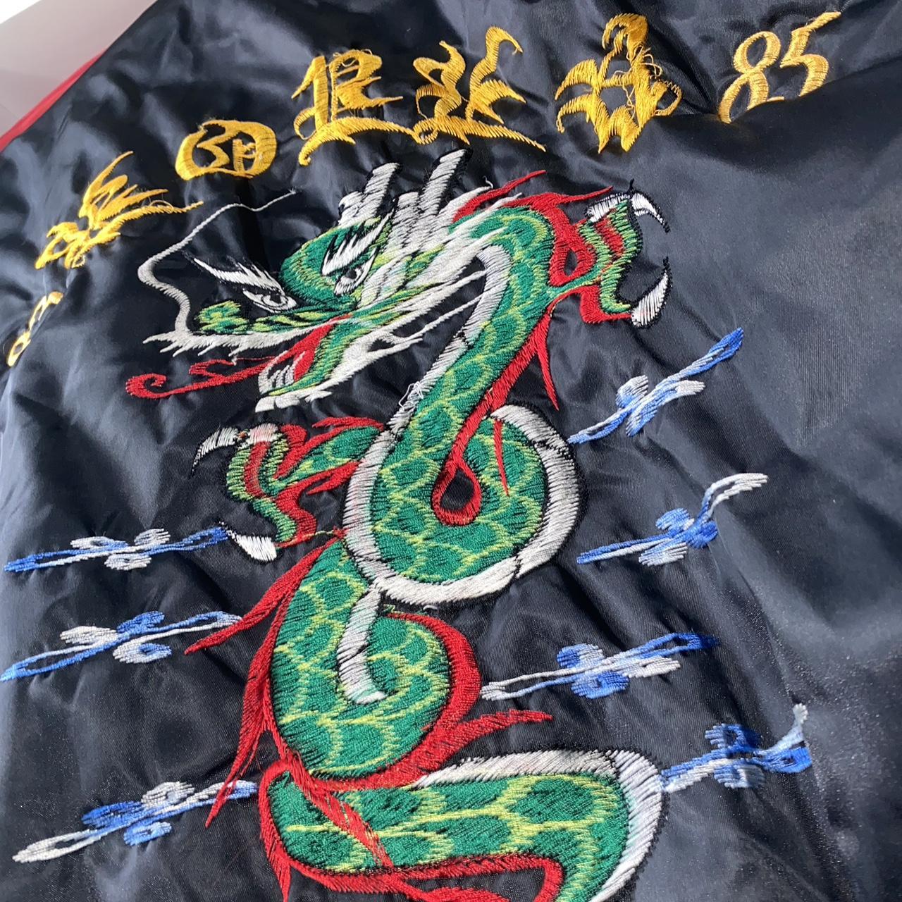 80’s Korean Souvenir Jacket vintage 80s Korean War souvenir jacket size medium. | Depop