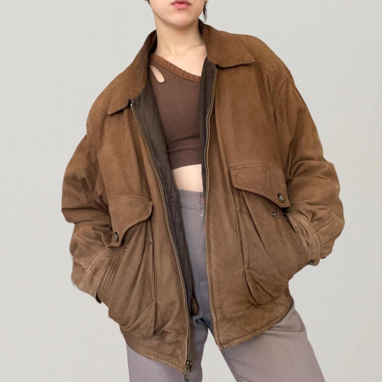 Members Only Women's Brown and Tan Jacket