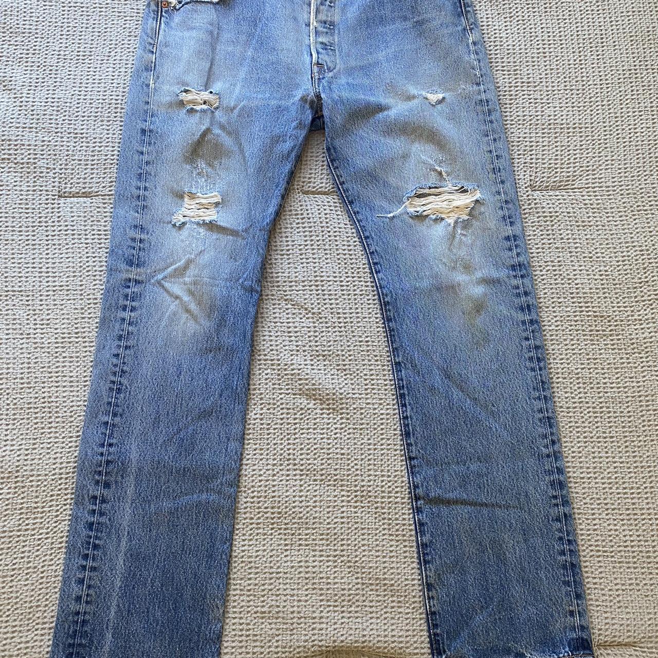 Levi's 501 Jeans Tag: W36 x L34 Measurements: Depop