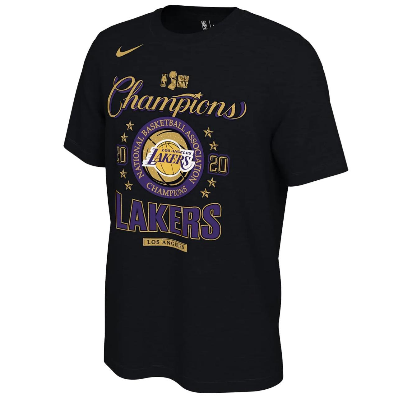 Nike Lakers 2020 Championship T-Shirt - Mens - Depop