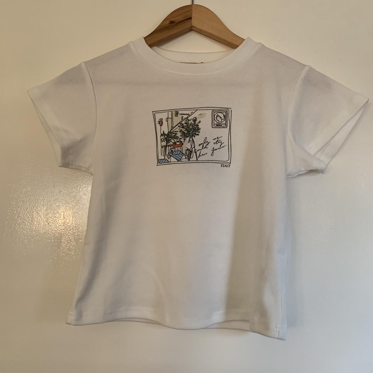 Verge Girl Euro Postcards Tee White Size small New... - Depop