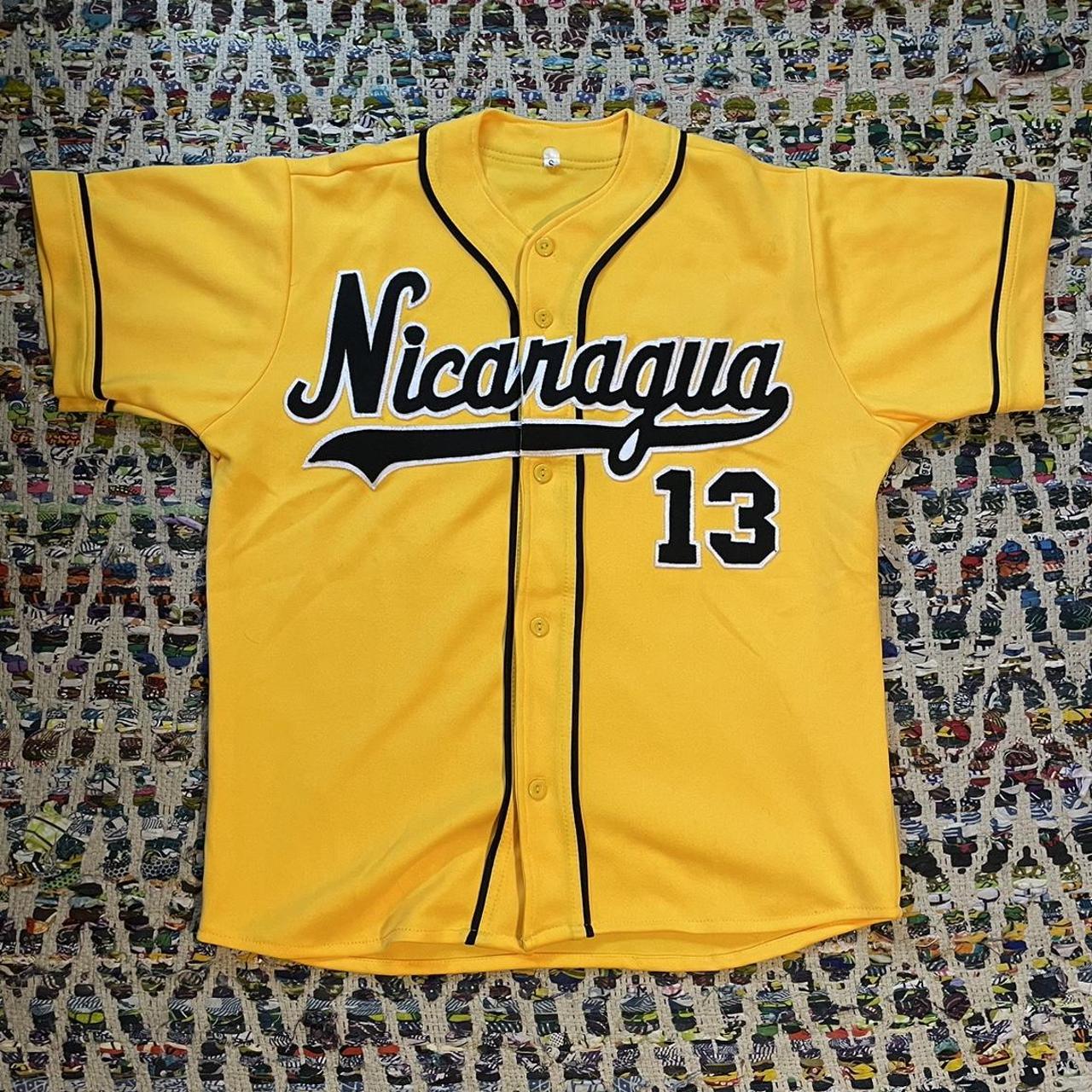 vintage stanford baseball jersey with embroidered - Depop