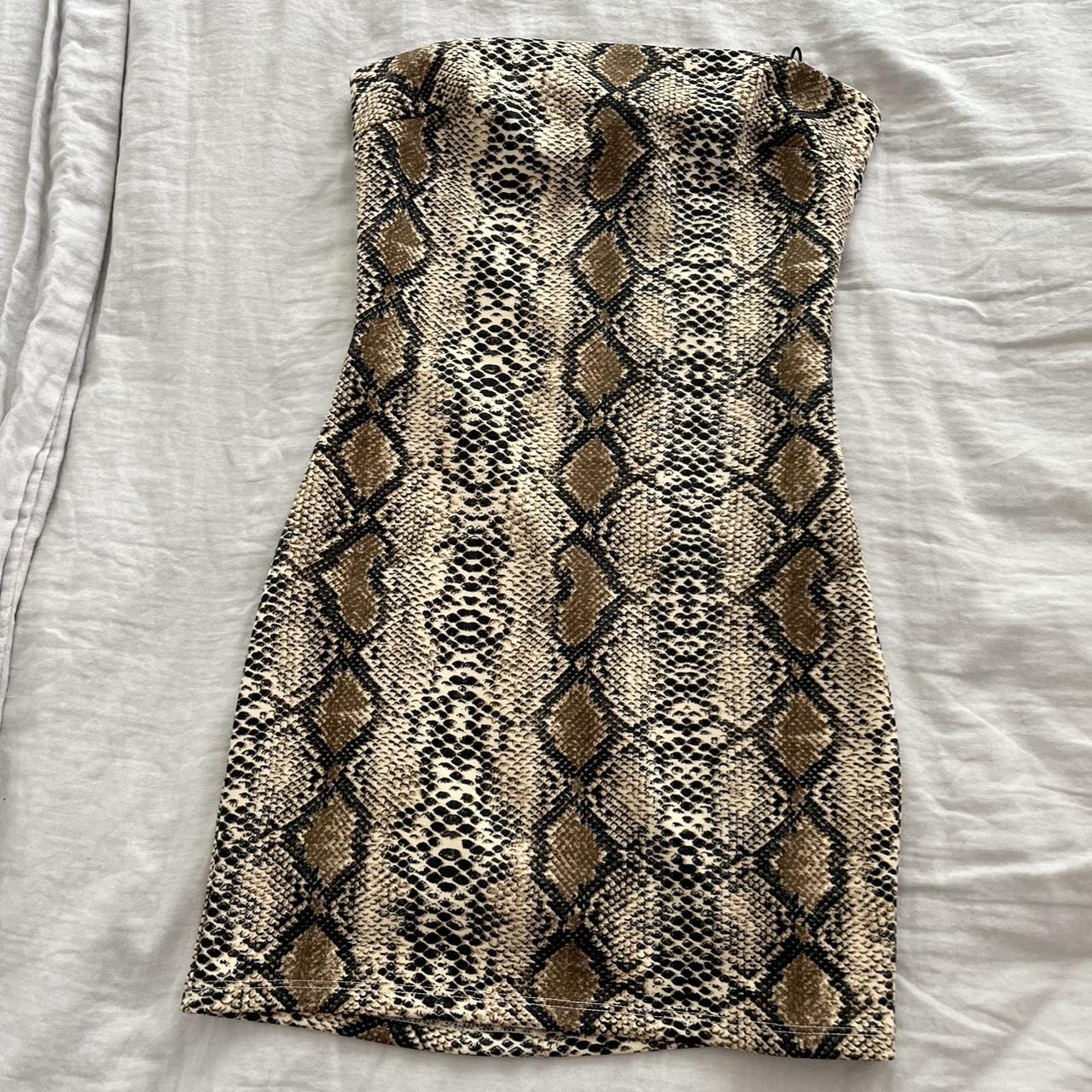 Fashion nova shop snake print dress