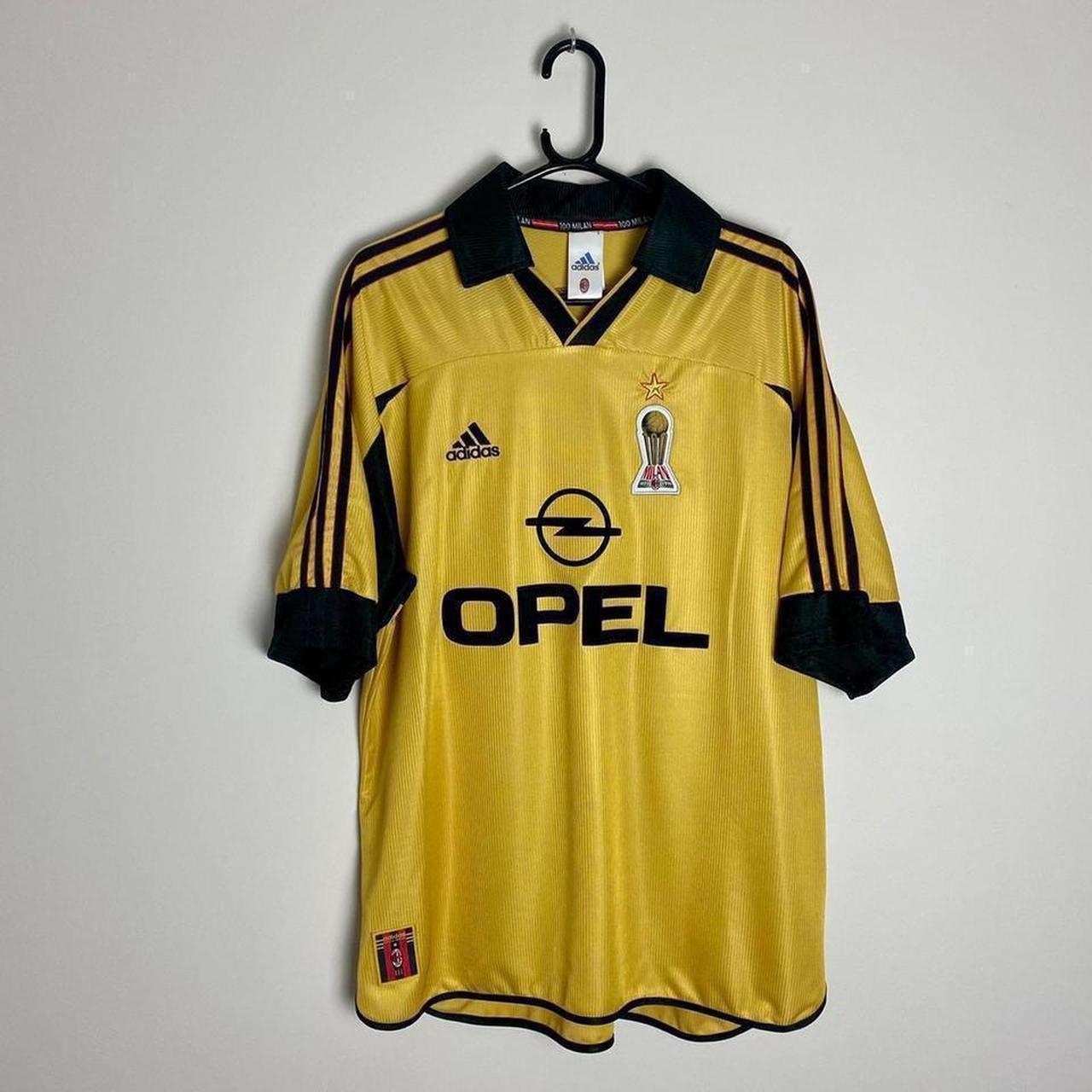 AC Milan Centenary Football Shirt Jersey 1999/2000... - Depop