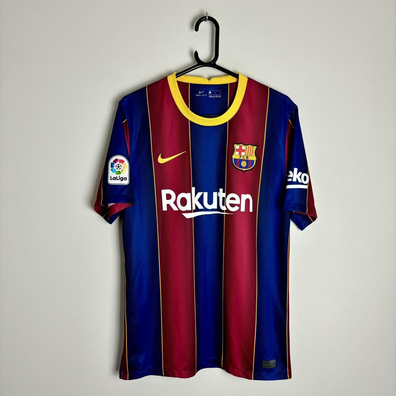 Barcelona Football Shirt Jersey 2020/21... - Depop