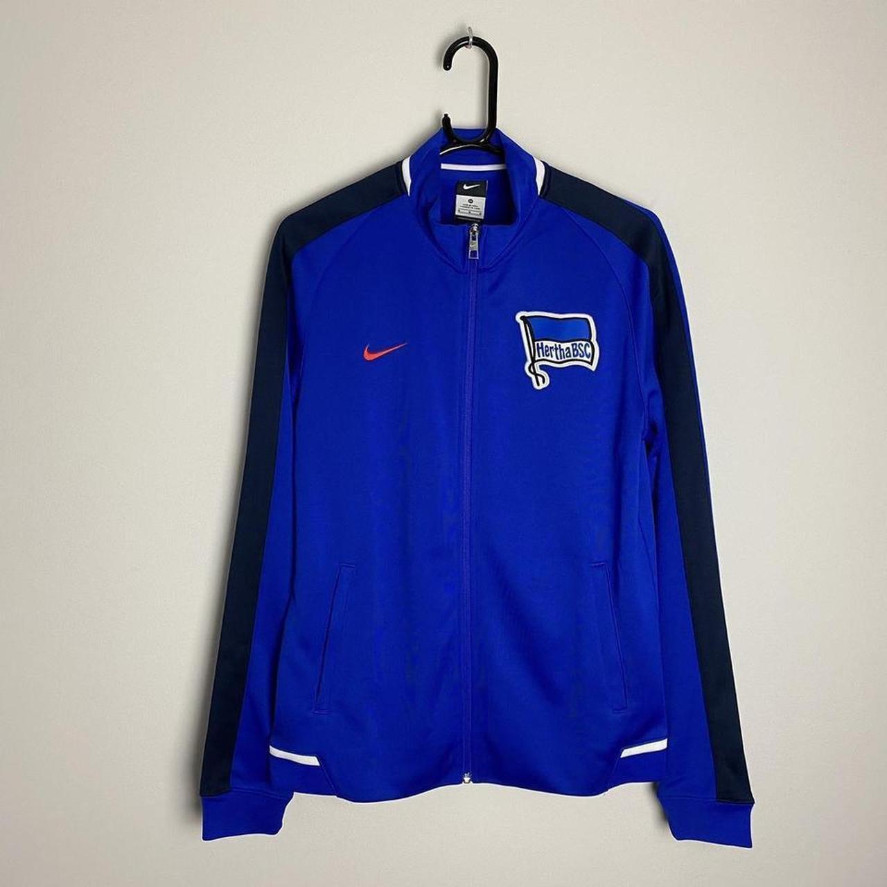 Nike n98 polyknit track jacket in blue and orange online