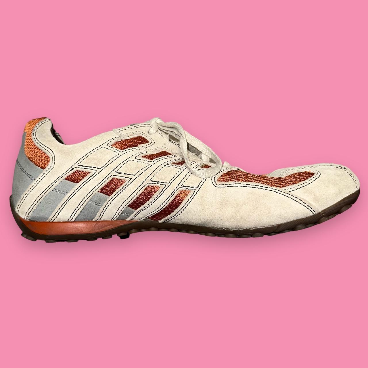 Geox Respira Sport Beige Suede Mesh Athletic Lace Up... - Depop