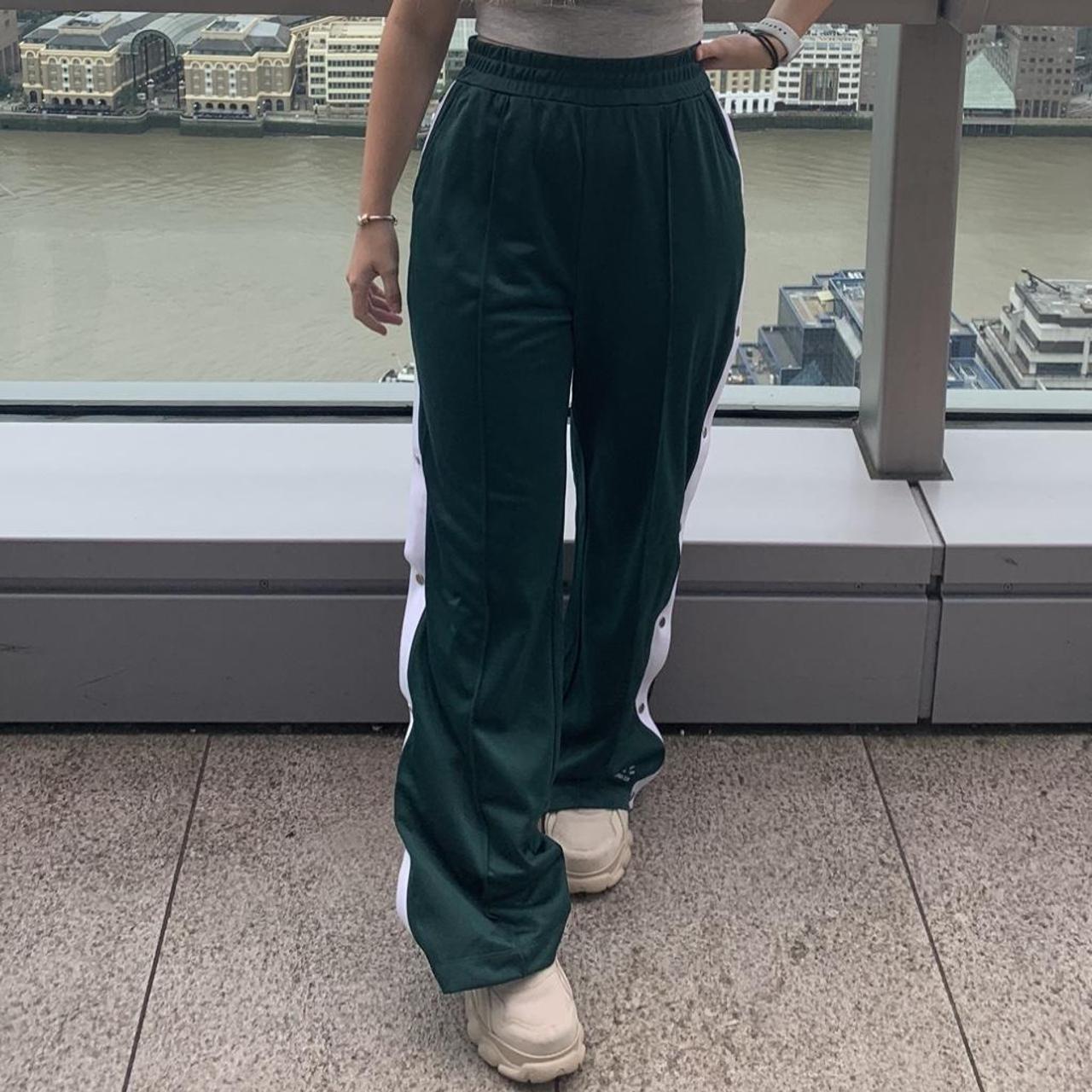 Green H&M Track Pants too long for me, so only worn... Depop
