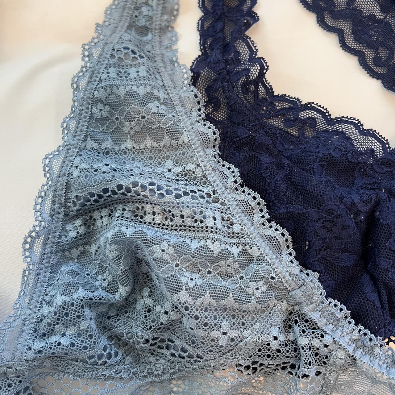 Blue Victoria's Secret lace bralette set💙 Great - Depop