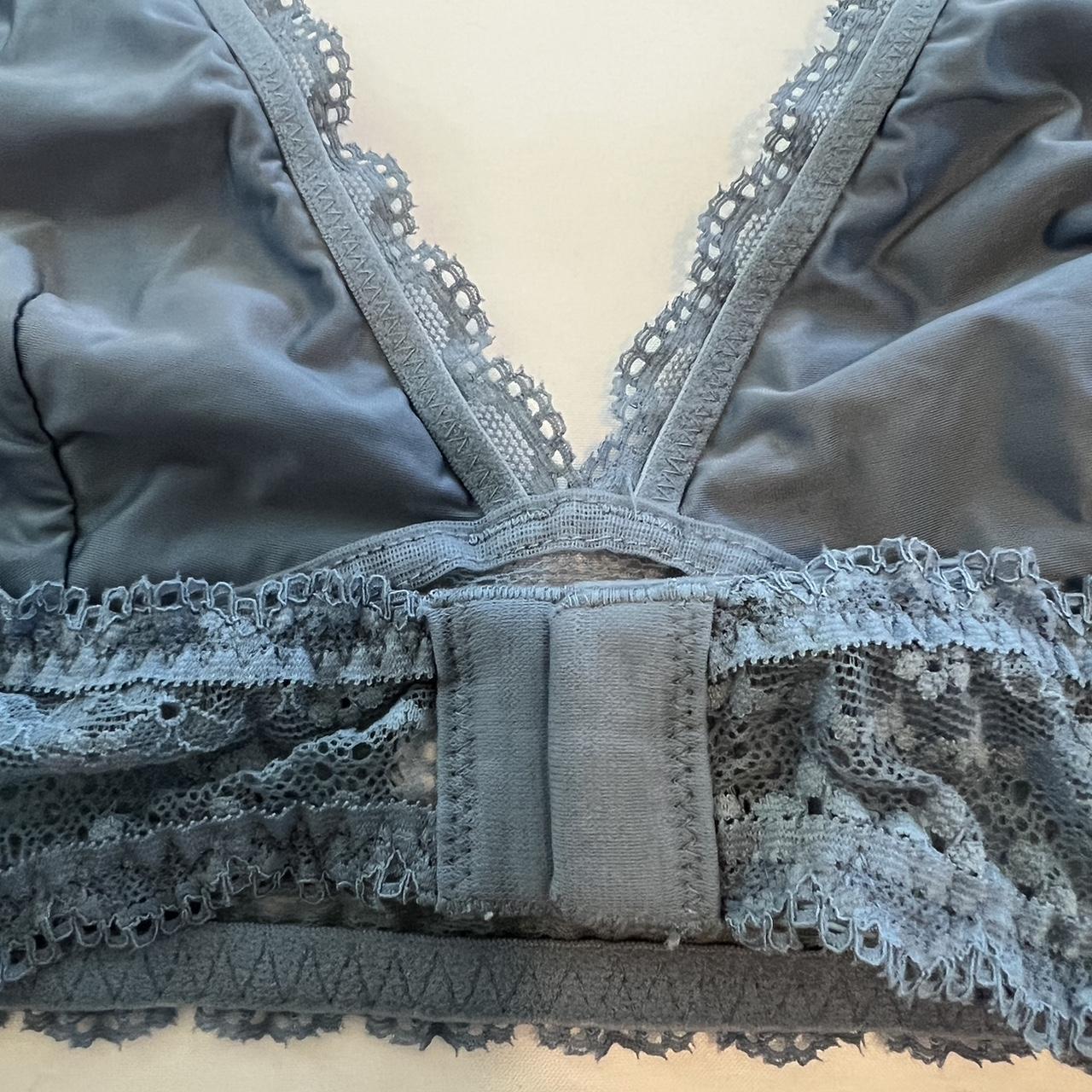 Blue Victoria's Secret lace bralette set💙 Great - Depop