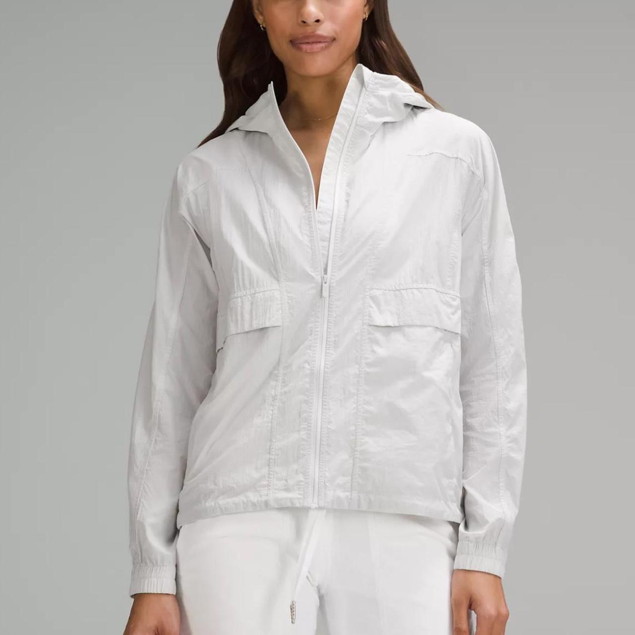 美品Lululemonジャケット　ライトグレー柄 Lululemon Warp Lite Jacket *Packable - Vapor - lulu fanatics