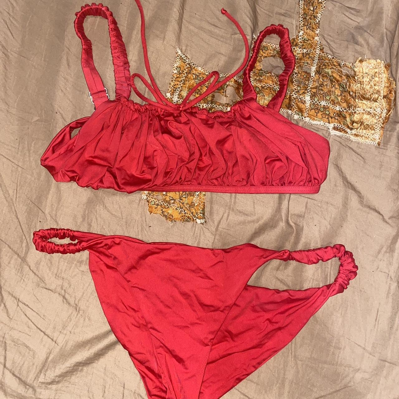 Frankies Bikinis Women S Red Bikinis And Tankini Sets Depop