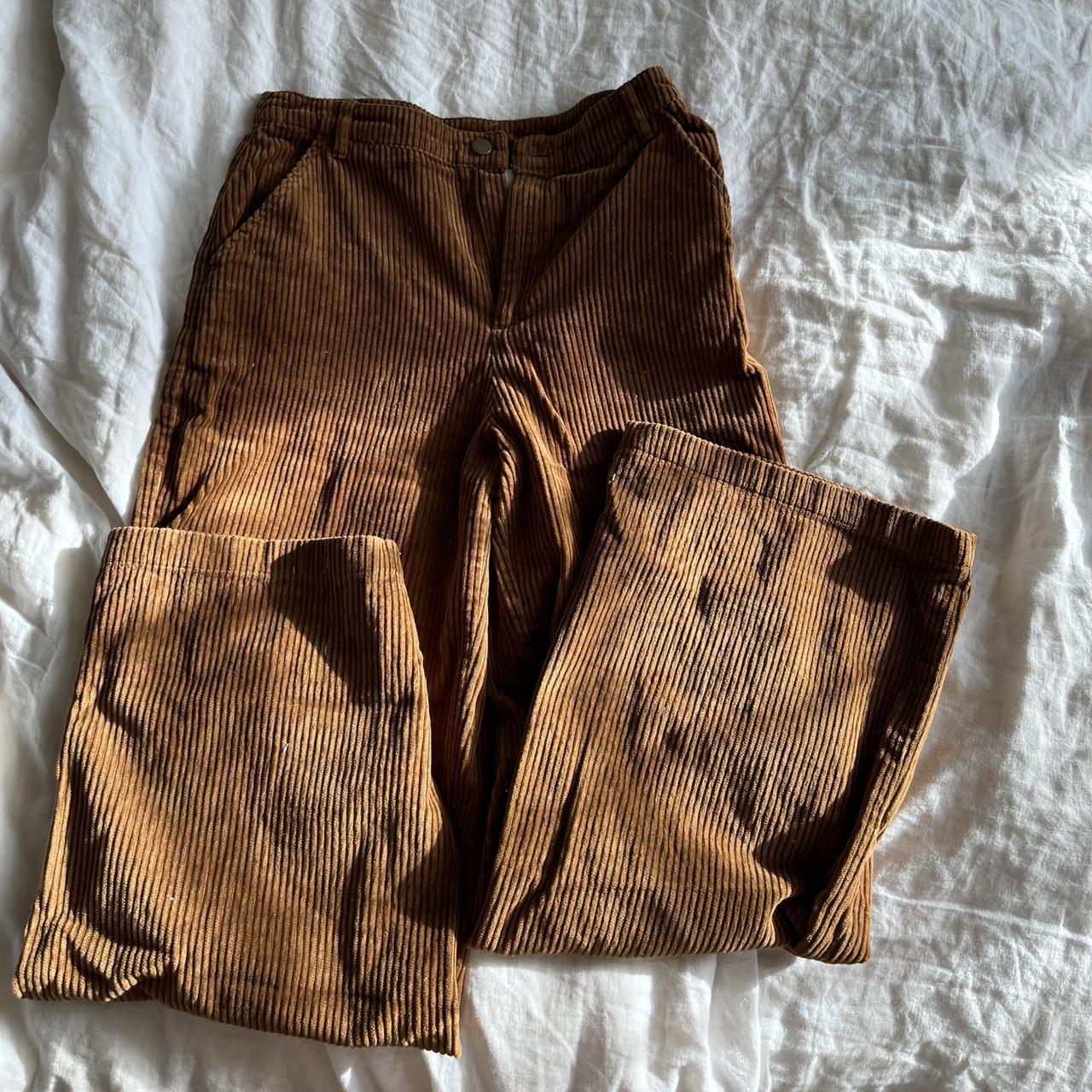 Brown Corduroy Leggings ✿ details: - Worn once - - Depop