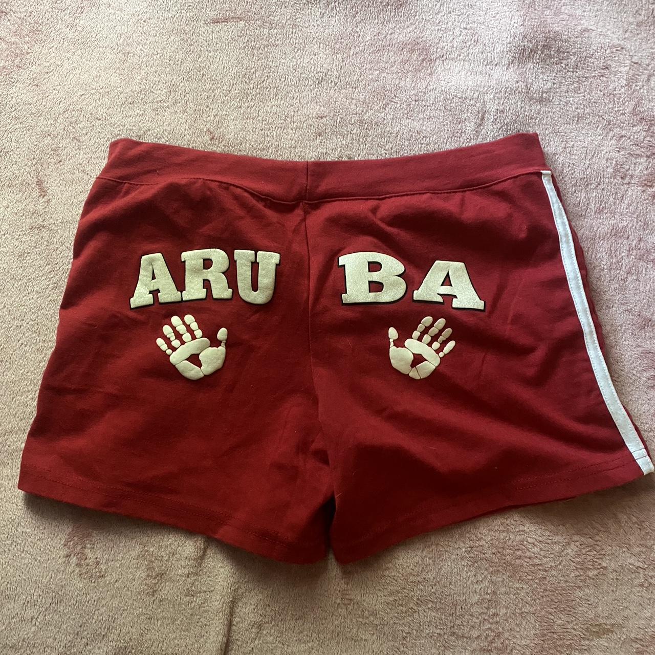 Aruba butt design shorts, fit so good Size: L (fits... - Depop