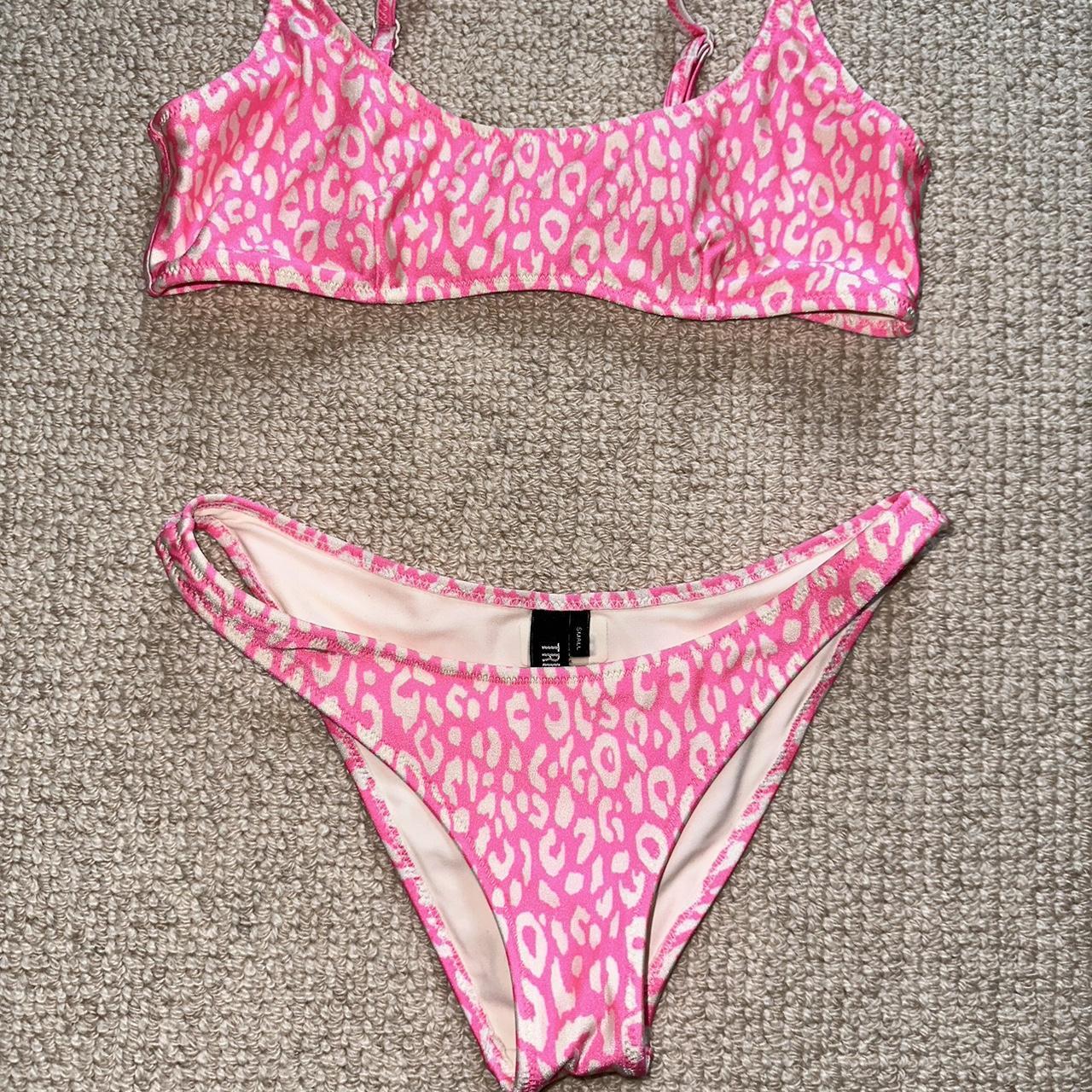 Triangl Bikini Style: Maia Color: Neon pink leopard... - Depop