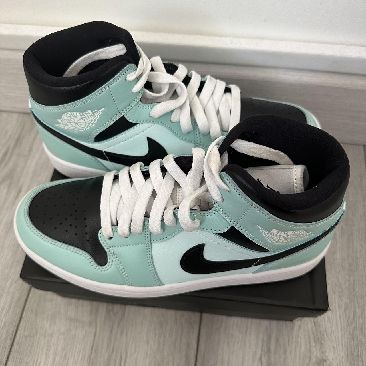 womens jordan 1 mid purple aqua