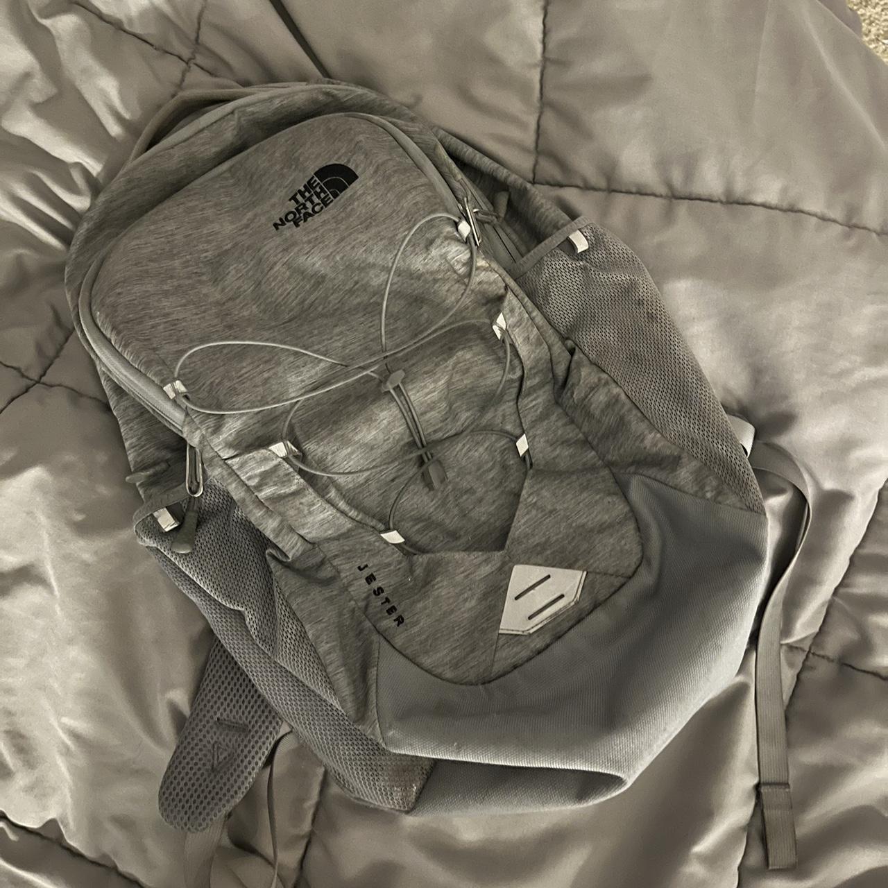 Grey north face backpack Have used this for a... Depop