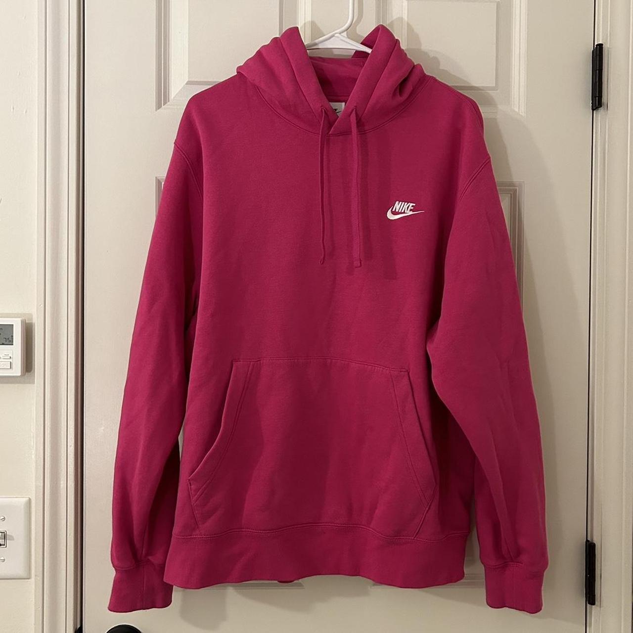 pink nike hoodie