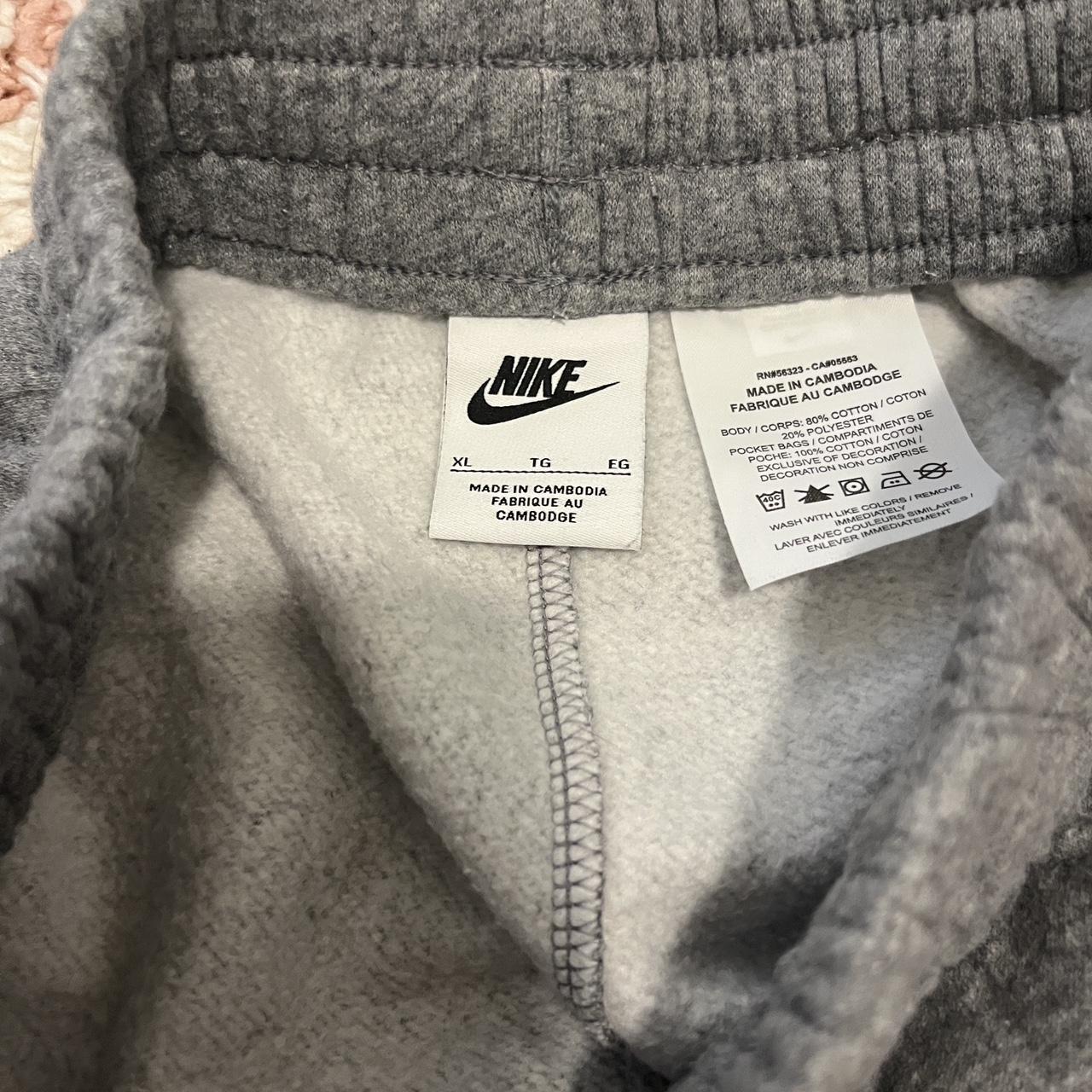 mens nike sweatpants open bottom