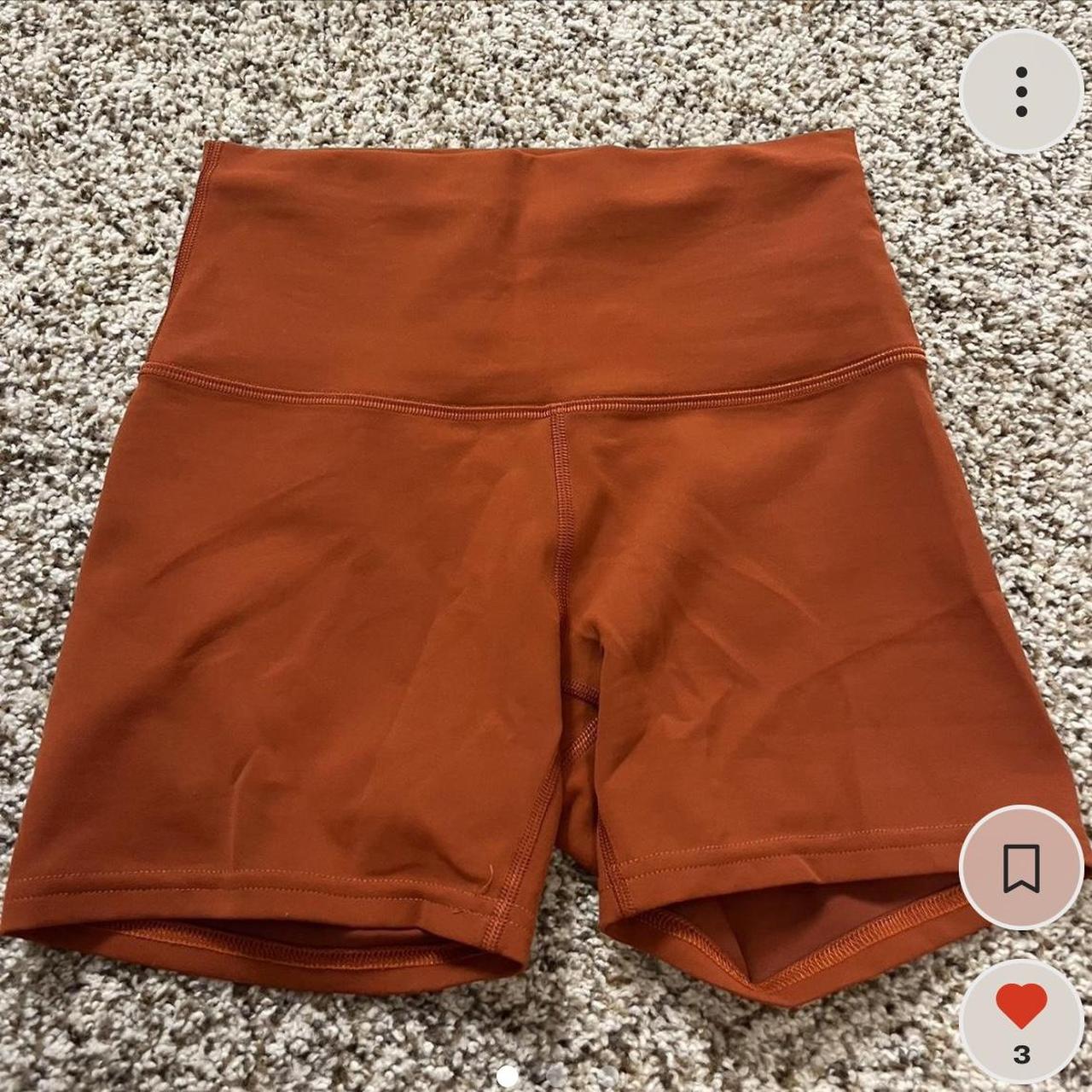 Lululemon Women's Orange Shorts | Depop