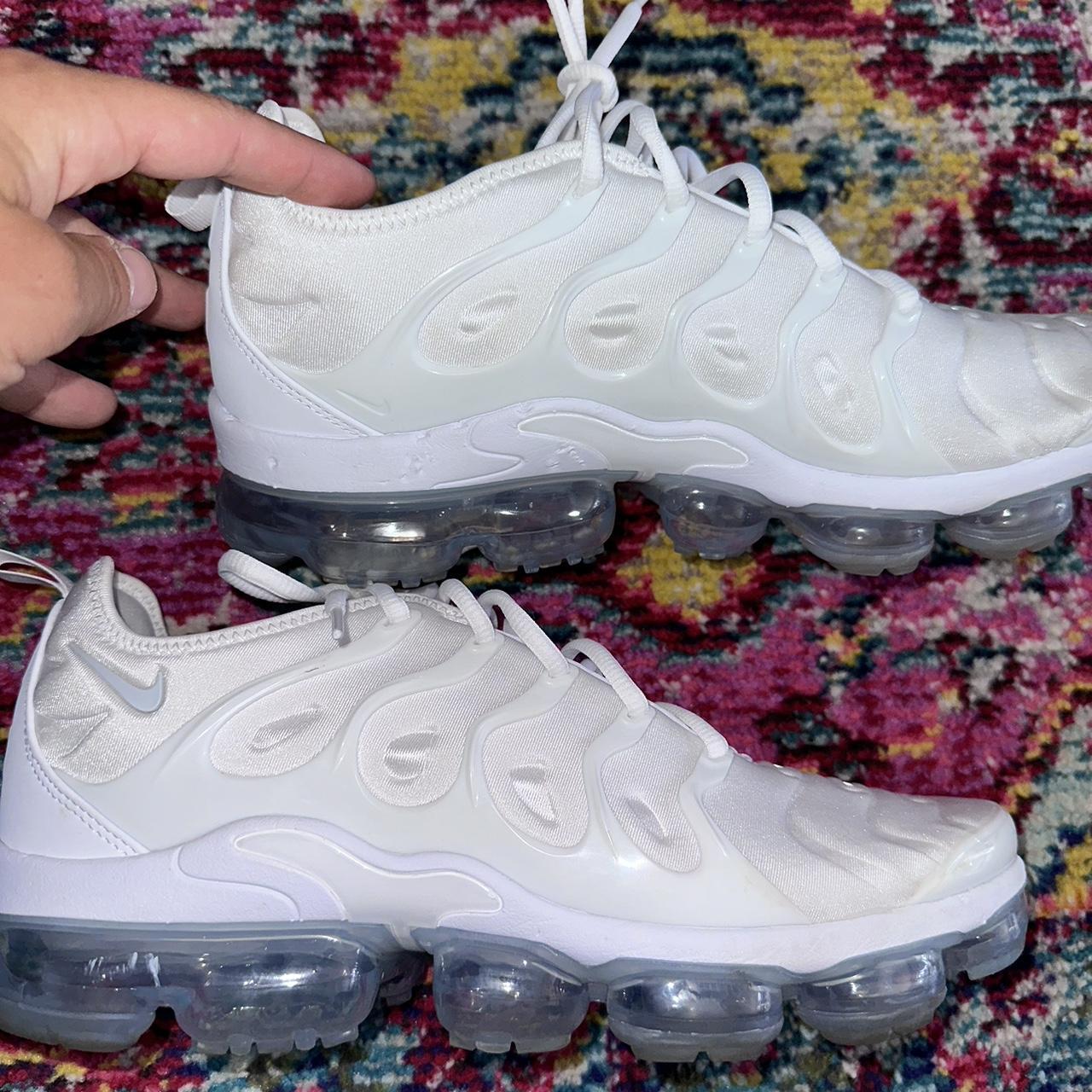 vapormax white trainers