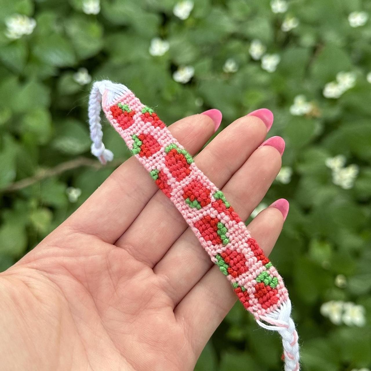 Life's a Beach Rope Bracelet - Pink Heart – Depo Market