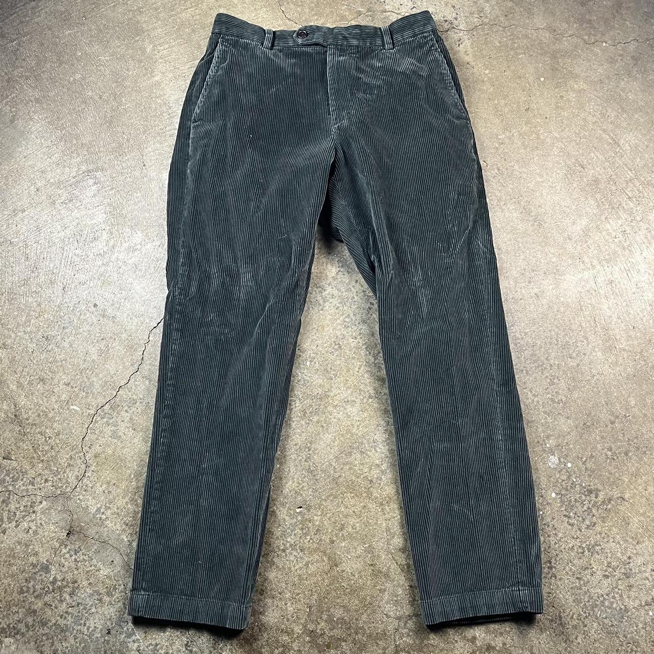 Brooks Brothers Men's Green and Tan Trousers (2)