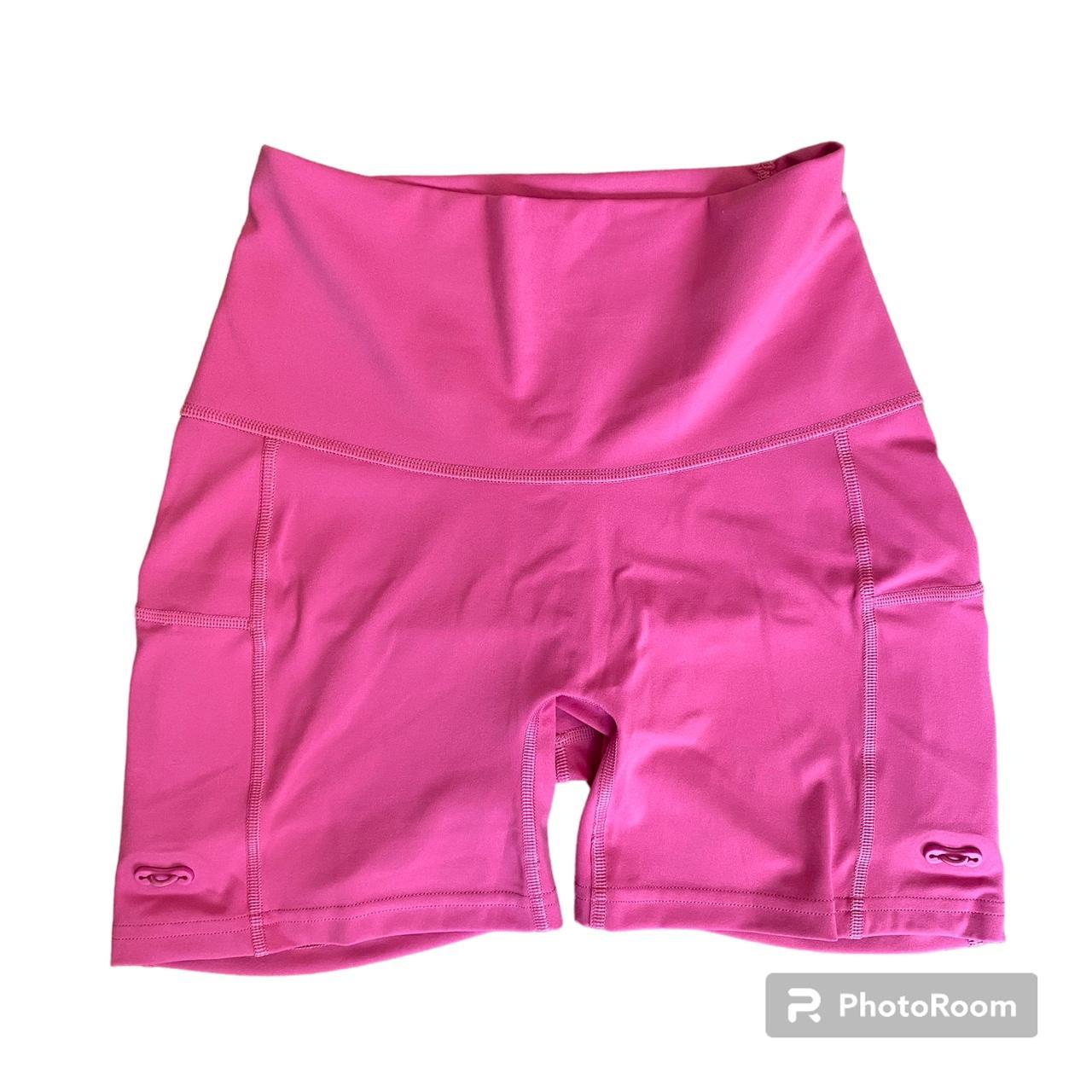 Gymshark Pink Legacy Shorts BNWOT -adjustable(shown - Depop