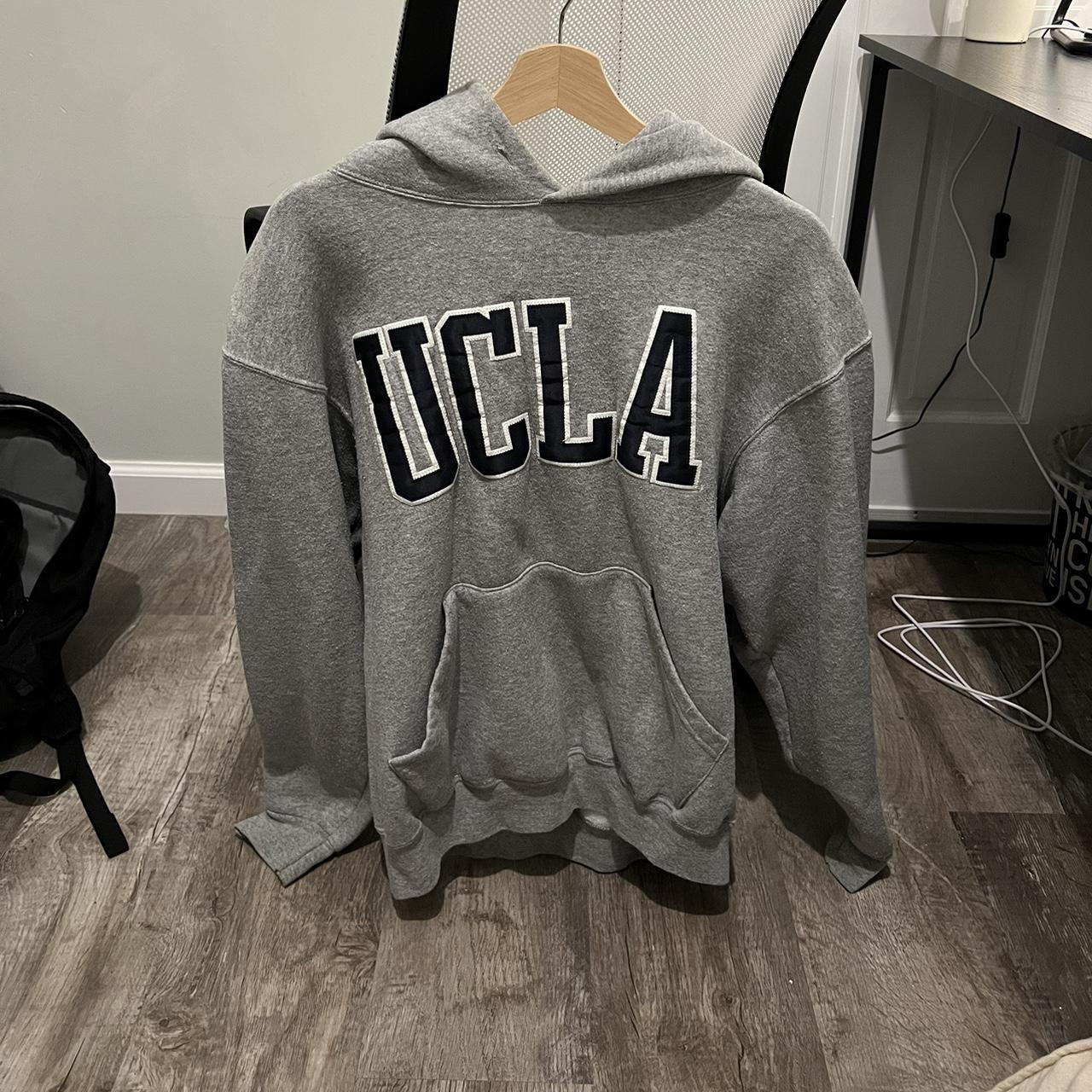 Grey hot sale college hoodie