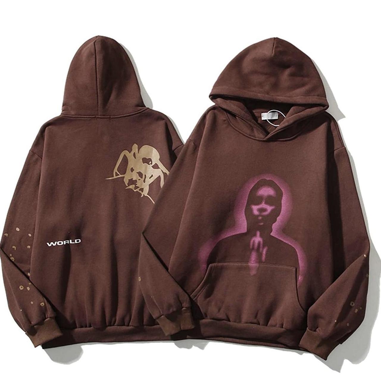 Sp5der Worldwide graphic hoodie #sp5der | Depop