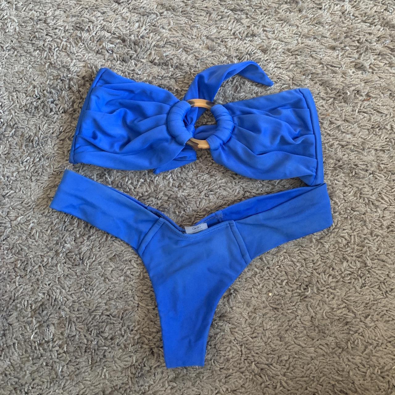 Montce Women's Blue Bikinisandtankinisets Depop