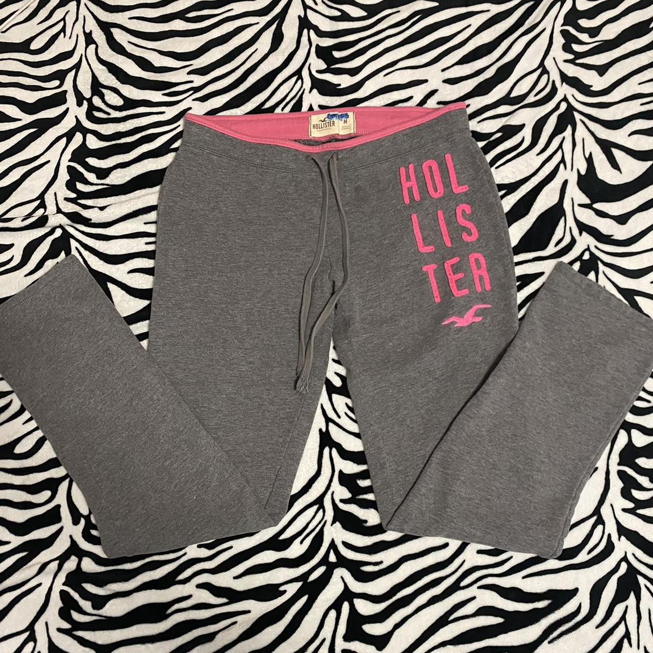 Vintage hollister mid rise sweat pants - so y2k all... - Depop