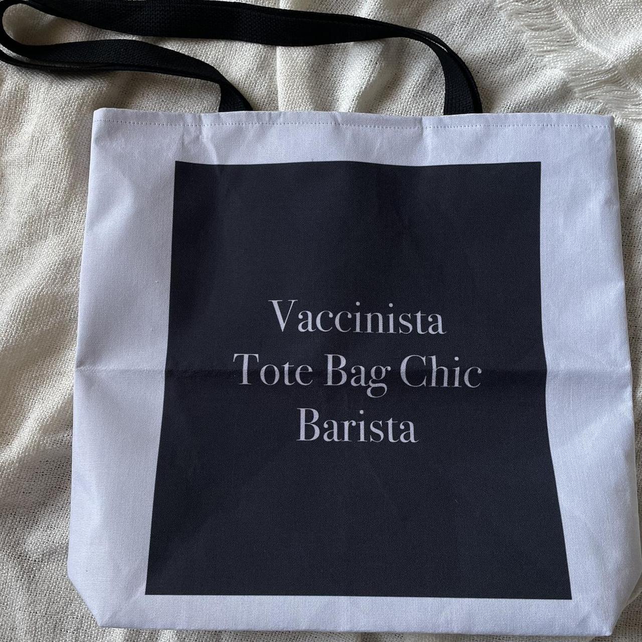 The 1975 vaccinista tote bag chic barista lyric... Depop
