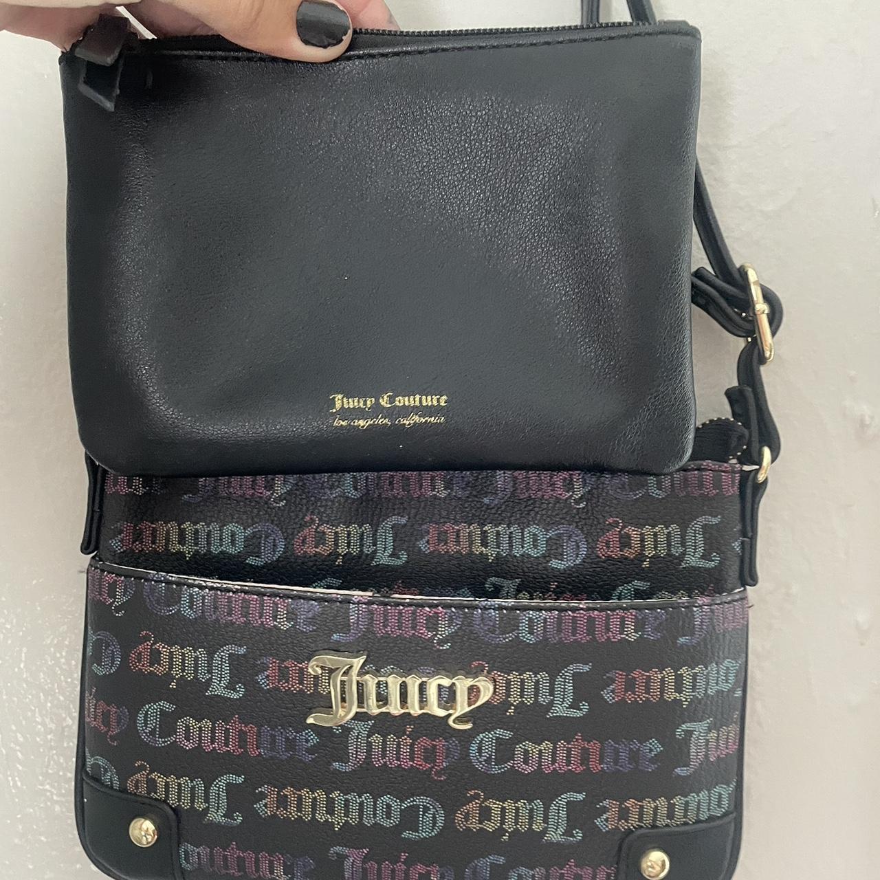 Juicy Couture ラバーズクラブ クロスボディー カードケース付き NEW JUICY COUTURE 3PC Crossbody Gift Box Set Webbing Strap