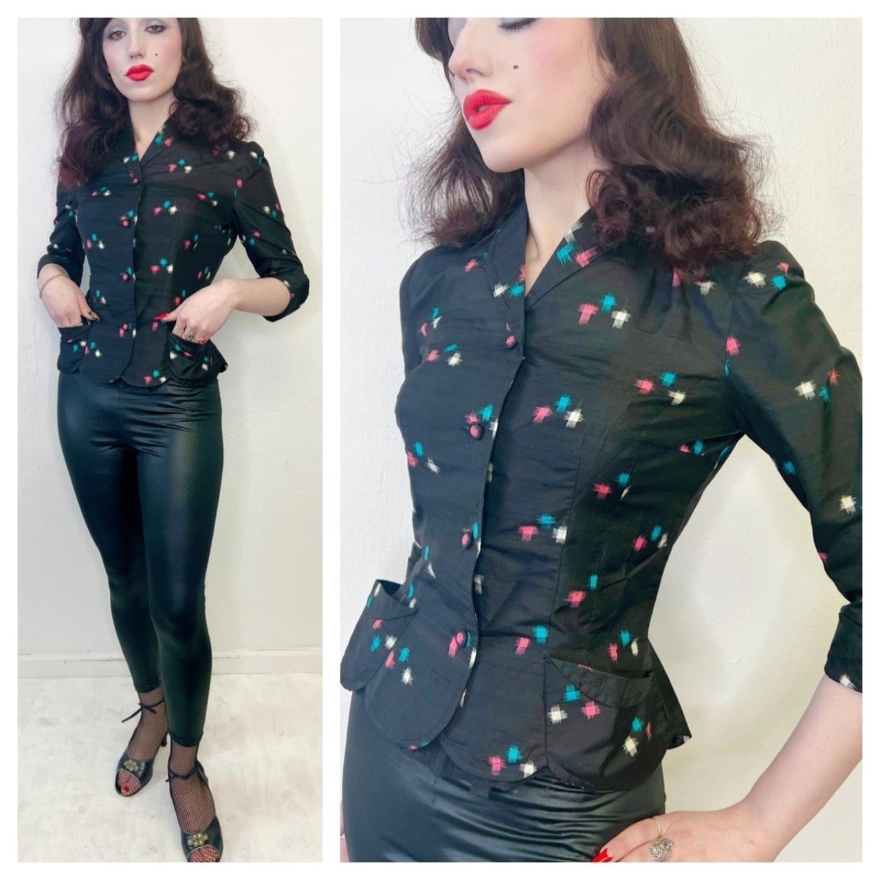 Vintage 50s 60s Fitted Novelty Print Cocktail Depop Vintage 50s 60s Fitted Novelty Print Cocktail Depop