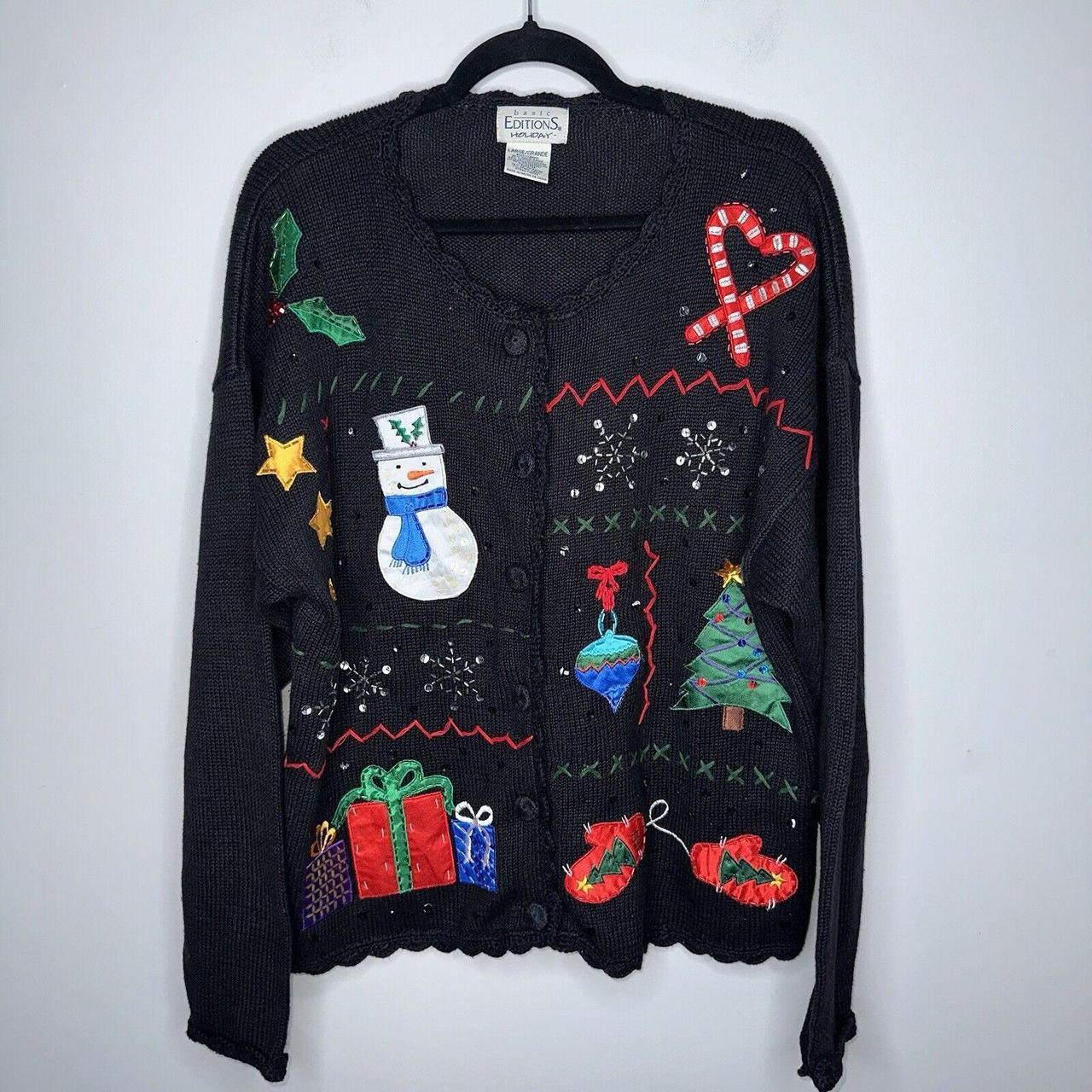 Basic Editions Women's Sweater - Multi - L – Basi… - image 1