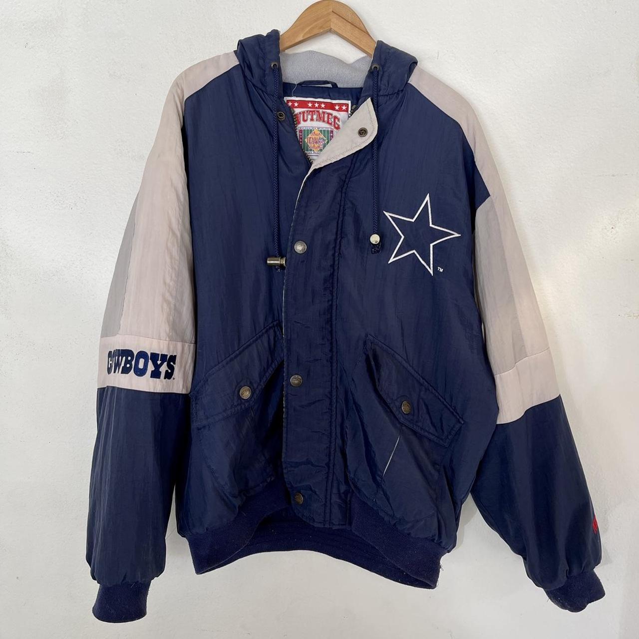 Vintage Dallas Cowboys puffer jacket. Brand: Nutmeg - Depop