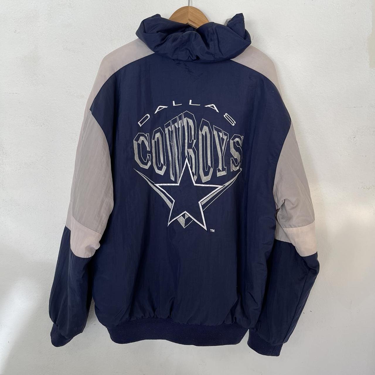 Vintage Dallas Cowboys puffer jacket. Brand: Nutmeg - Depop