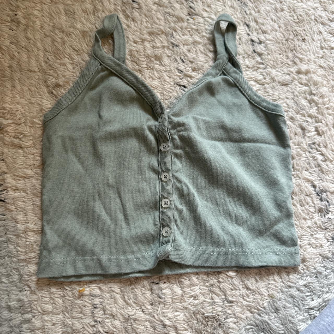 Green brandy Melville tank Depop