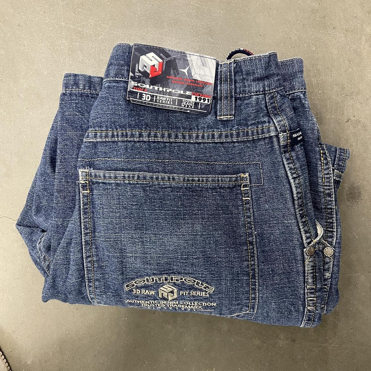 Vintage Y2K Baggy Jnco Syle Southpole Jeans Size 34... - Depop