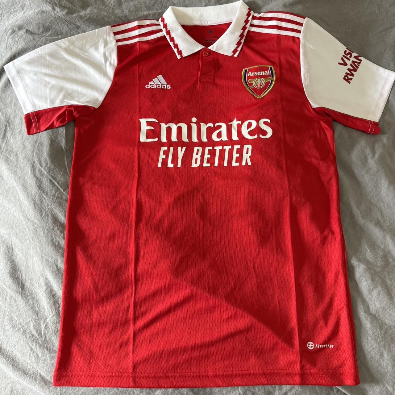 Ødegaard Arsenal Home kit 2022-2023 Size - Large... - Depop