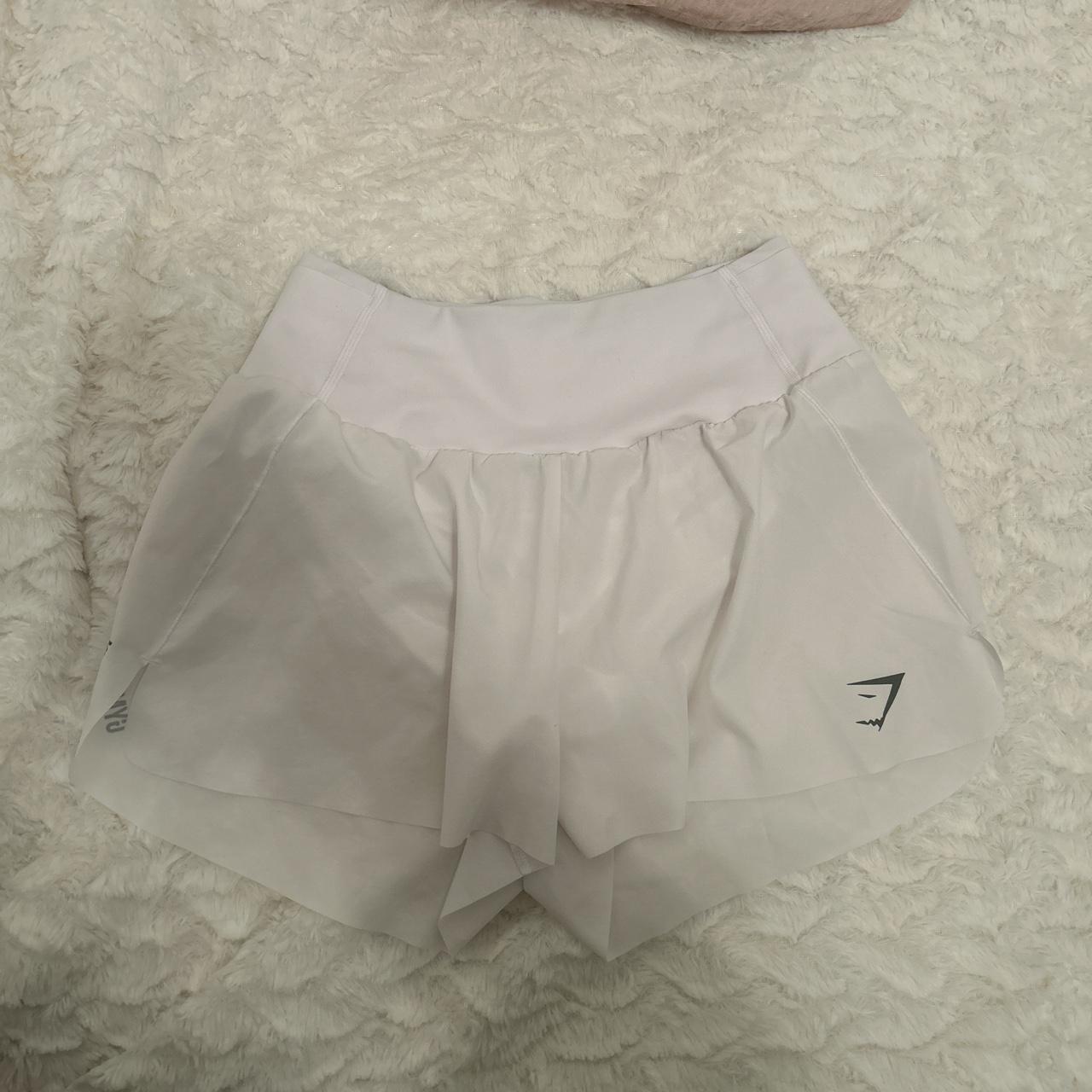 Gymshark White Shorts Workout White Gym Shark Workout Shorts Never