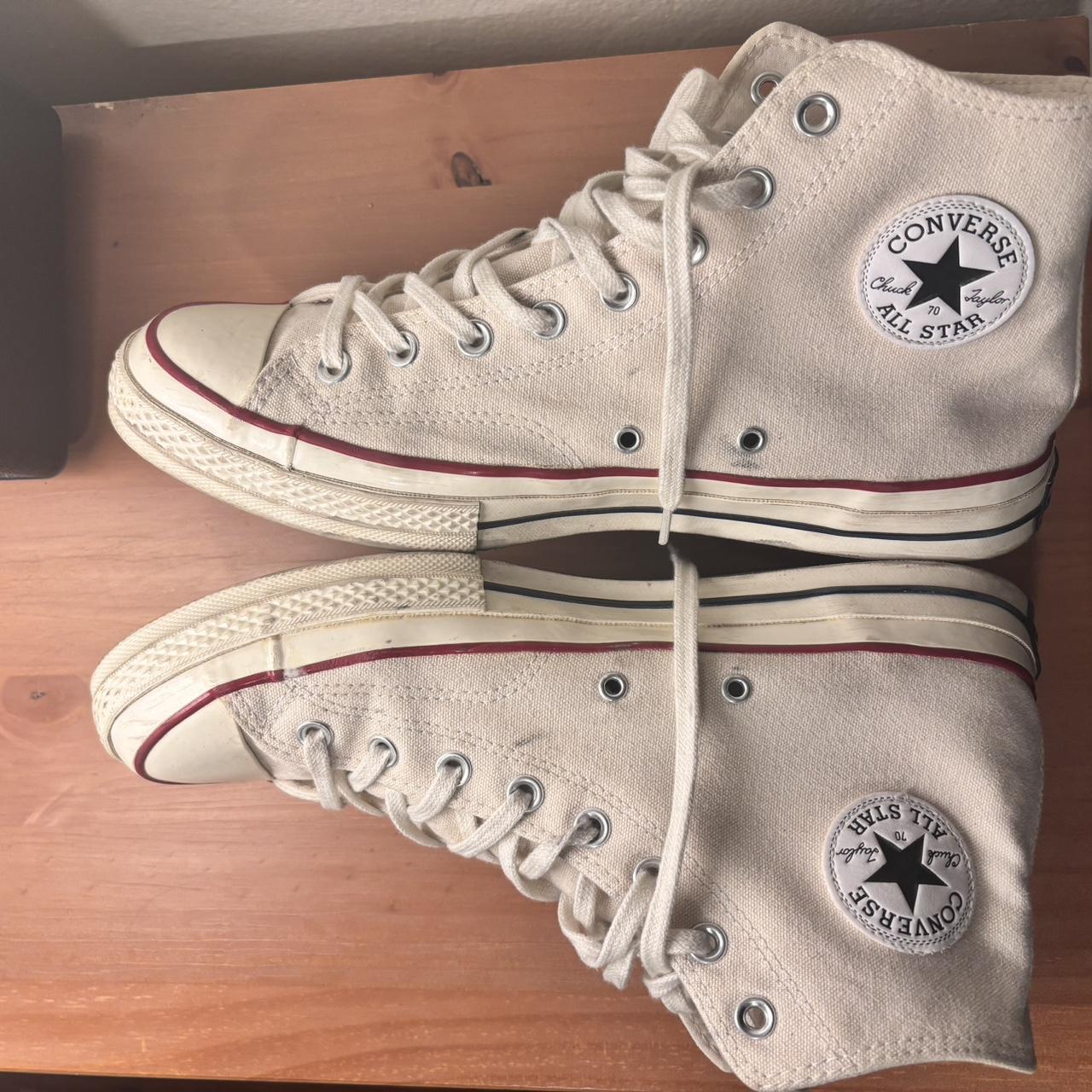 Chuck 70 converse parchment men’s 11 great condition! Depop