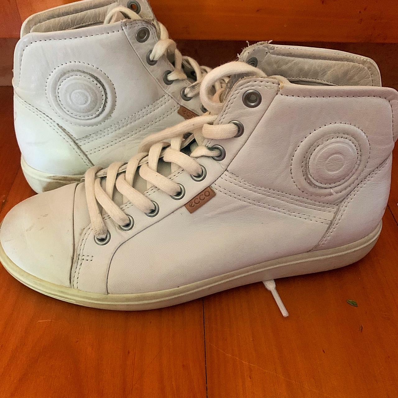 ecco white trainers
