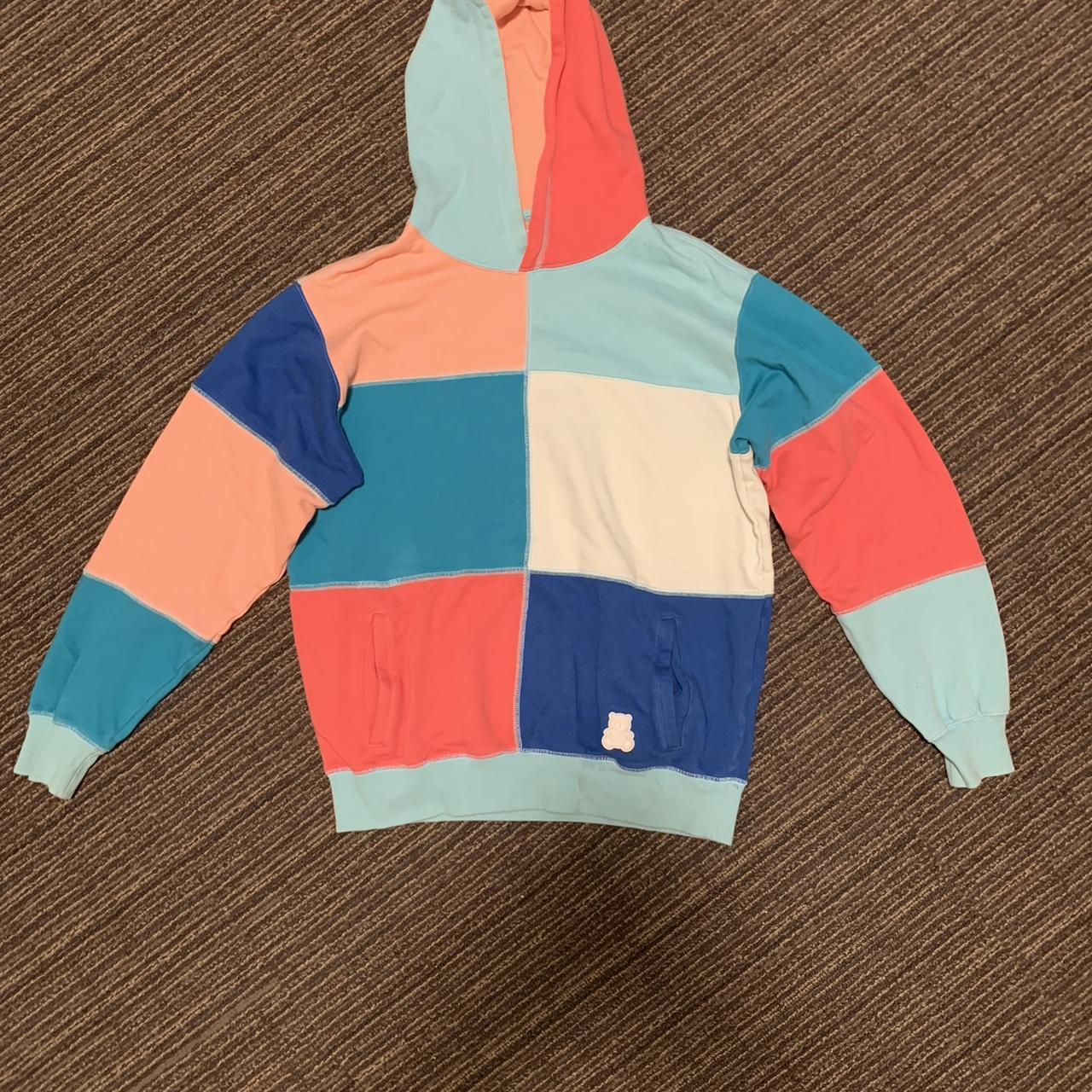 Patchwork hoodie 2024 teddy fresh