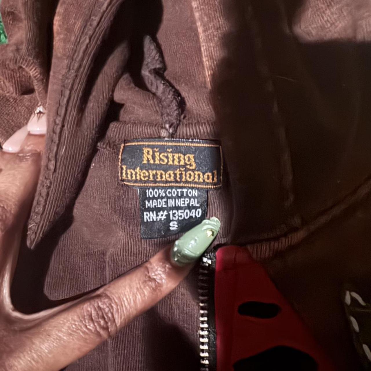 Women's Jacket - Multi/Brown - S – brown patchwor… - image 2